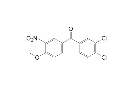 3,4-dichloro-4'-methoxy-3'-nitrobenzophenone