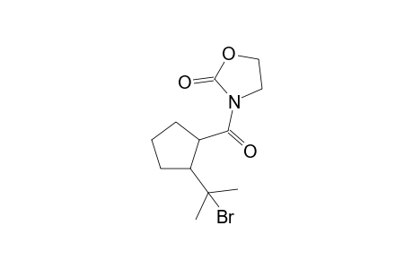 3-[2-(1-Bromo-1-methylethyl)cyclopentanecarbonyl]oxazolidin-2-one