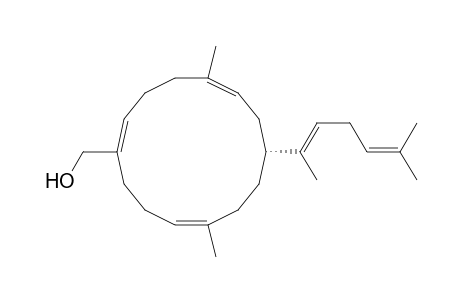 1,5,11-Cyclotetradecatriene-1-methanol, 8-(1,5-dimethyl-1,4-hexadienyl)-5,11-dimethyl-, [R-(Z,E,Z,E)]-