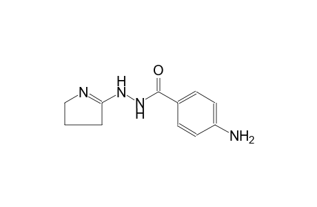 4-amino-N'-(3,4-dihydro-2H-pyrrol-5-yl)benzohydrazide