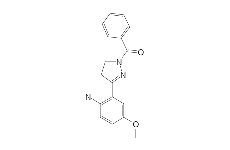 1-PHENYLCARBONYL-3-(2-AMINO-5-METHOXYPHENYL)-4,5-DIHYDRO-1H-PYRAZOLE