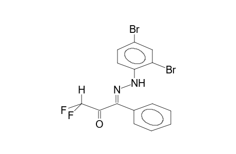 PHENYLDIFLUOROMETHYLGLYOXAL, 2,4-DIBROMOPHENYLHYDRAZONE