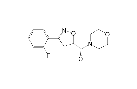 morpholine, 4-[[3-(2-fluorophenyl)-4,5-dihydro-5-isoxazolyl]carbonyl]-