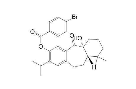 Benzoic acid, 4-bromo-, 2,3,4,4a,5,10,11,11a-octahydro-4a-hydroxy-1,1-dimethyl-8-(1-methylethyl)-5-oxo-1H-dibenzo[a,d]cyclohepten-7-yl ester, (4aR-trans)-