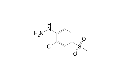 [2-chloro-4-(methylsulfonyl)phenyl]hydrazine