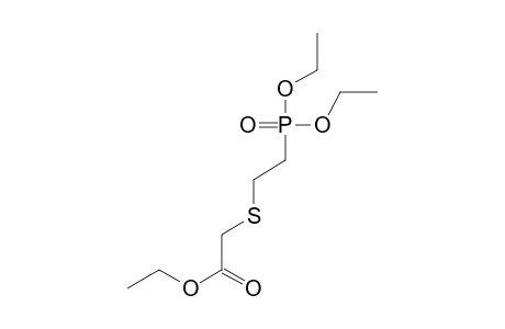 Acetic acid, 2-[[2-(diethoxyphosphinyl)ethyl]thio]-, ethyl ester