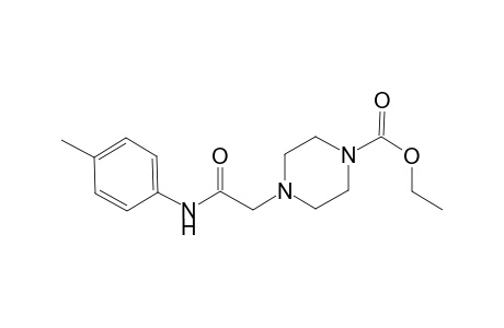 Ethyl 4-[2-oxo-2-(4-toluidino)ethyl]-1-piperazinecarboxylate