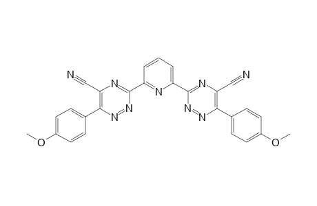 3-[6-[5-cyano-6-(4-methoxyphenyl)-1,2,4-triazin-3-yl]-2-pyridyl]-6-(4-methoxyphenyl)-1,2,4-triazine-5-carbonitrile