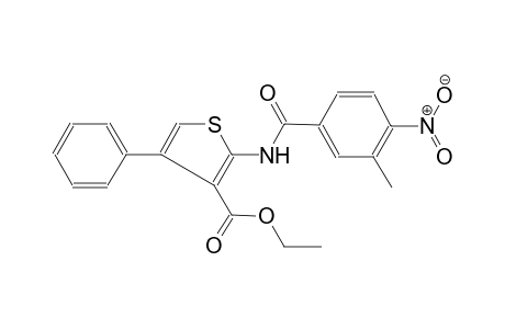 3-thiophenecarboxylic acid, 2-[(3-methyl-4-nitrobenzoyl)amino]-4-phenyl-, ethyl ester