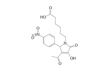6-[3-acetyl-4-hydroxy-2-(4-nitrophenyl)-5-oxo-2,5-dihydro-1H-pyrrol-1-yl]hexanoic acid