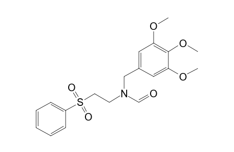 N-(3,4,5-Trimethoxybenzyl)-N-[2-(phenylsulfonyl)ethyl]formamide