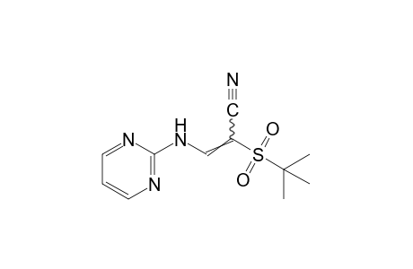 2-(tert-butylsulfonyl)-3-[(2-pyrimidinyl)amino]acrylonitrile