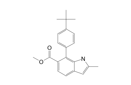 Methyl 7-[4-(tert-butyl)phenyl]-2-methyl-1H-indole-6-carboxylate