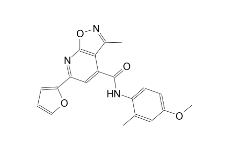 isoxazolo[5,4-b]pyridine-4-carboxamide, 6-(2-furanyl)-N-(4-methoxy-2-methylphenyl)-3-methyl-