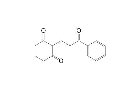 2-(3'-Oxo-3'-phenylpropyl)cyclohexane-1,3-dione
