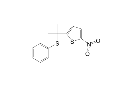 Thiophene, 2-[1-methyl-1-(phenylthio)ethyl]-5-nitro-