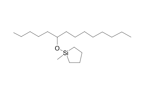 1-Methyl-1-[(1-pentylnonyl)oxy]silolane