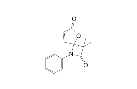 3,3-dimethyl-1-phenyl-5-oxa-1-azaspiro[3.4]oct-7-ene-2,6-dione