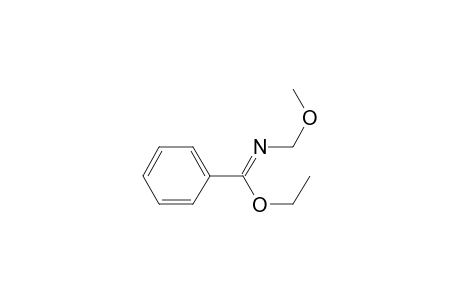 Benzenecarboximidic acid, N-(methoxymethyl)-, ethyl ester