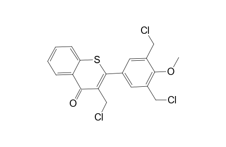 2-[3,5-bis(chloromethyl)-4-methoxy-phenyl]-3-(chloromethyl)thiochromen-4-one
