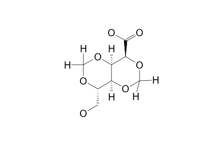 (4AS)-8C-(HYDROXYMETHYL)-(4AR,8AC)-TETRAHYDRO-[1,3]-DIOXINO-[5,4-D]-1,3-DIOXIN-4T-CARBOXYLIC-ACID
