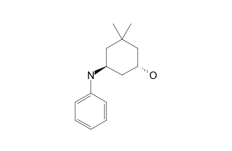trans-3-ANILINO-5,5-DIMETHYL-CYCLOHEXANOL
