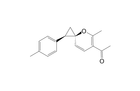 1-((1R,3S)-5-methyl-1-(p-tolyl)-4-oxaspiro[2.5]octa-5,7-dien-6-yl)ethanone