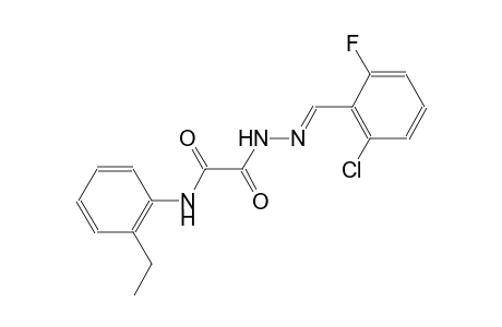 acetic acid, [(2-ethylphenyl)amino]oxo-, 2-[(E)-(2-chloro-6-fluorophenyl)methylidene]hydrazide