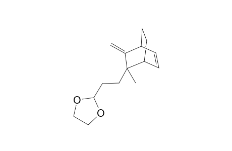 3-Methyl-2-methylene-3-[2-(1,3-dioxolan-2-yl)ethylbicyclo[2.2.2]oct-5-ene