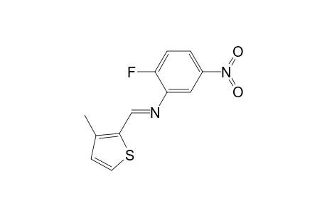 2-Fluoro-N-[(E)-(3-methyl-2-thienyl)methylidene]-5-nitroaniline