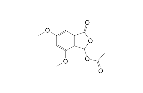 (5,7-dimethoxy-3-oxidanylidene-1H-2-benzofuran-1-yl) ethanoate