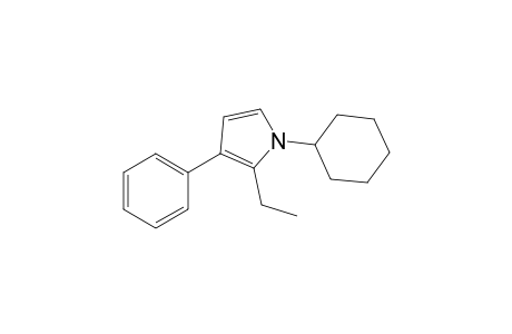 N-Cyclohexyl-2-ethyl-3-phenylpyrrole