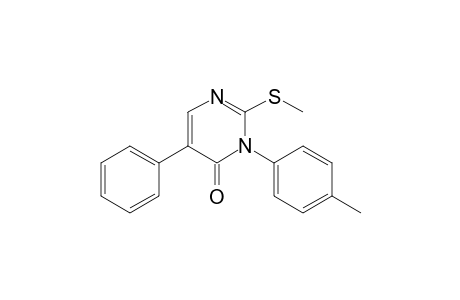 2-Methylsulfanyl-5-phenyl-3-p-tolylpyrimidin-4(3H)-one