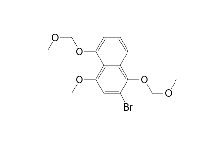2-bromo-1,5-bis(methoxymethoxy)-4-methoxynaphthalene