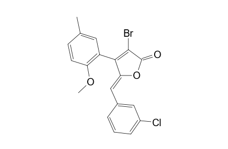 (Z)-3-bromo-5-(3-chlorobenzylidene)-4-(5-methyl-2-methoxyphenyl)furan-2(5H)-one