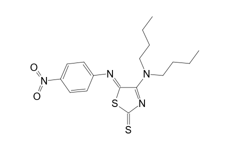 4-(Di-n-butylamino)-5-(4-nitrophenylimino)-.deata.(3)-thiazoline-2-thione