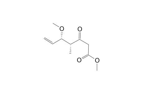 (4R,5S)-5-Methoxy-4-methyl-3-oxo-hept-6-enoicacid methyl ester
