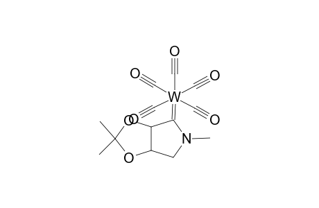 Pentacarbonyl[1,4-dideoxy-2,3-O-isopropylidene-1,4-(methylimino)-D-erythro-furanosylidene]tungsten