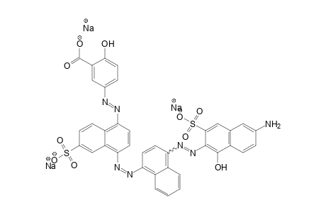 5-Aminosalicylacid->1,7-cleveacid->1-naphthylamine->(alk)J=acid