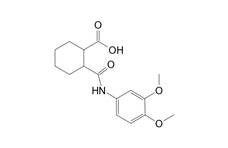 2-[(3,4-dimethoxyphenyl)carbamoyl]cyclohexane-1-carboxylic acid