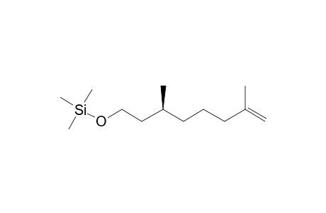 (S)-3,7-Dimethyloct-7-en-1-ol, tms