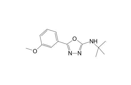 N-tert-Butyl-5-(3-methoxyphenyl)-1,3,4-oxadiazol-2-amine