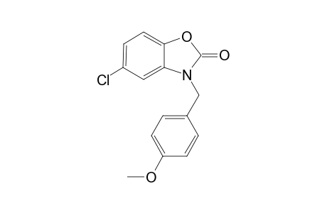 1,3-Benzoxazol-2(3H)-one, 5-chloro-3-[(4-methoxyphenyl)methyl]-