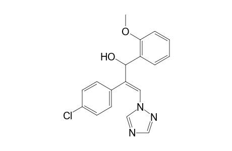 Benzeneethanol, 4-chloro-alpha-(2-methoxyphenyl)-beta-(1H-1,2,4-triazol-1-ylmethylene)-