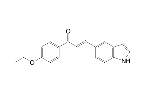 (E)-1-(4-Ethoxyphenyl)-3-(1H-indol-5-yl)-2-propen-1-one