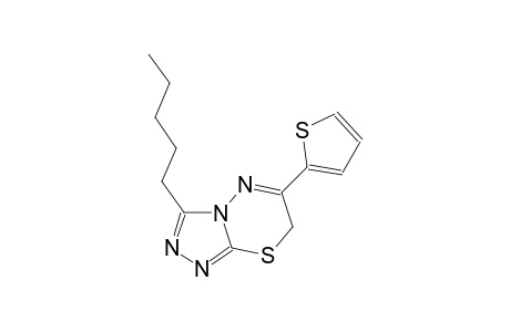 3-Pentyl-6-(2-thienyl)-7H-[1,2,4]triazolo[3,4-b][1,3,4]thiadiazine