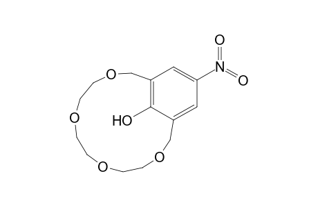 16-Nitro-3,6,9,12-tetraoxabicyclo[12.3.1]octadeca-1(18),14,16-triene-18-ol