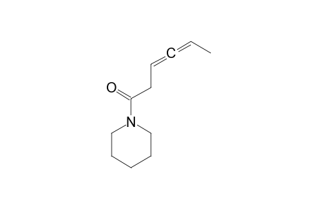 1-(1-Oxo-3,4-hexadienyl)-piperidin