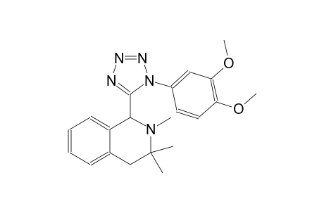 1-[1-(3,4-dimethoxyphenyl)-1H-tetraazol-5-yl]-2,3,3-trimethyl-1,2,3,4-tetrahydroisoquinoline