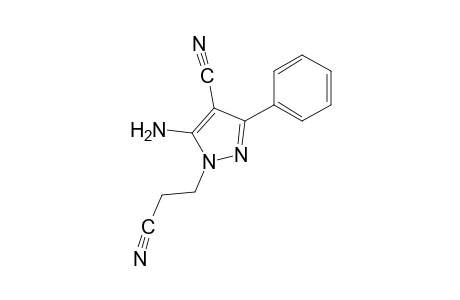 5-amino-4-cyano-3-phenylpyrazole-1-propionitrile